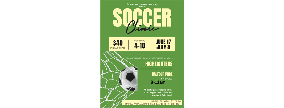 Summer Soccer Clinic