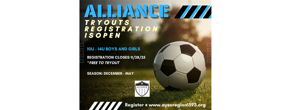 Alliance Tryouts Registration